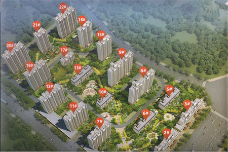 中央华府高层9楼精装套三带附房